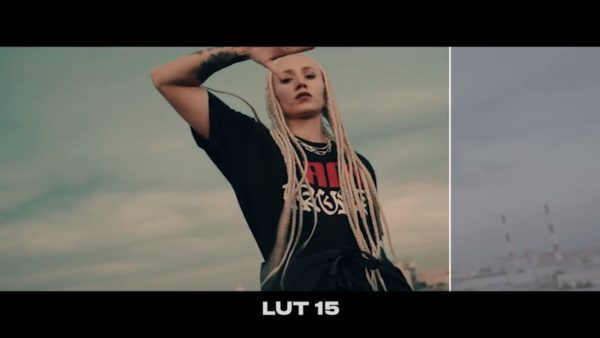 Кадр видео после цветокоррекции LUT для v-log вариант 5