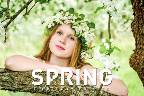 Обложка набора пресетов Spring для Lightroom