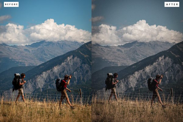 Пример обработки фото пресетом Vintage в Lightroom, кадр 1