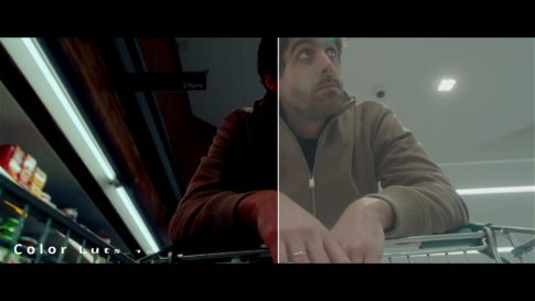 Кадр видео после цветокоррекции LUT для винтаж вариант 5