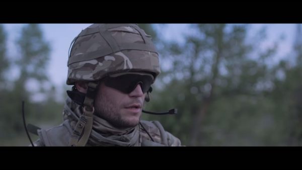 Кадр видео после цветокоррекции LUT для военные вариант 2