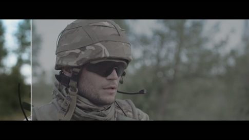 Кадр видео после цветокоррекции LUT для военное кино вариант 2