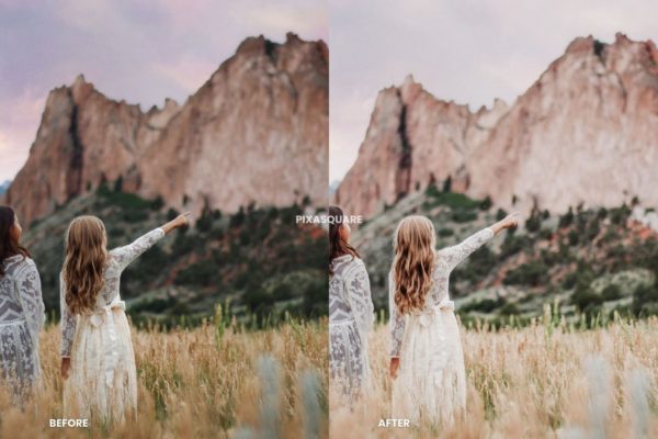 Пример обработки фото пресетом Bright & Airy в Lightroom, кадр 2