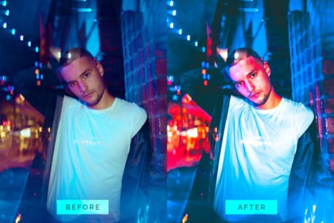 Пример обработки фото пресетом Vibrante Cyberpunk Style TW в Lightroom, кадр 4
