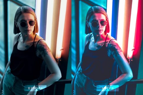 Пример обработки фото пресетом Vibrante Cyberpunk Style TW в Lightroom, кадр 9