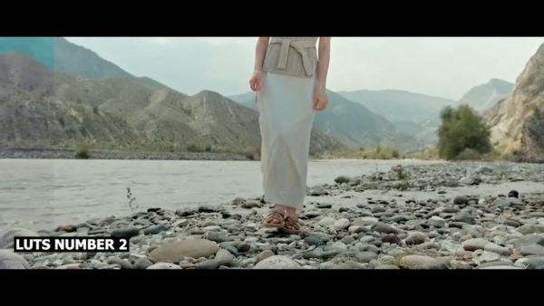 Пример работы LUT из набора Закатные голливудские LUT для видео Sunset Hollywood