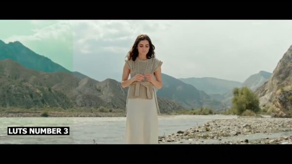 Кадр видео после цветокоррекции LUT для закат вариант 2