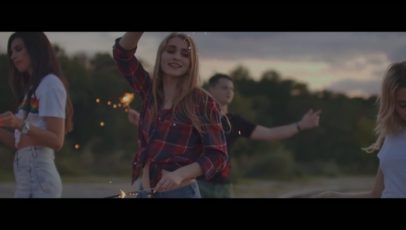Кадр видео после цветокоррекции LUT для закат вариант 5