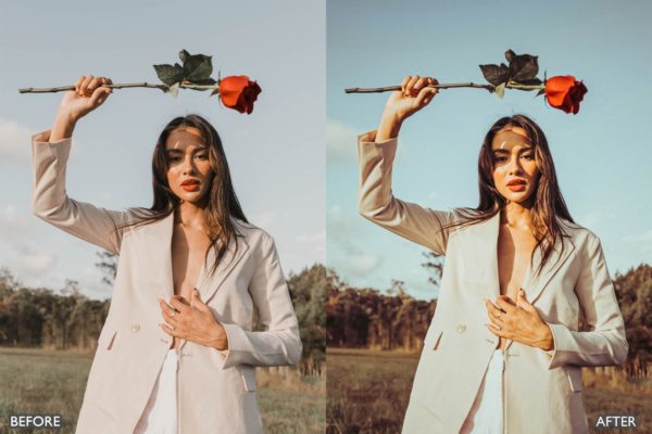 Пример обработки фото пресетом Lightroom Sunset Presets For Photo Retouching в Lightroom, кадр 7