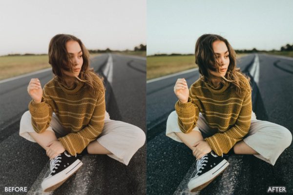 Пример обработки фото пресетом Lightroom Sunset Presets For Photo Retouching в Lightroom, кадр 8
