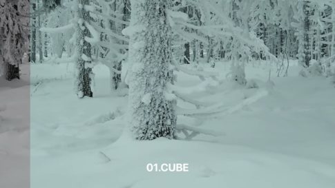 Кадр видео после цветокоррекции LUT для зима вариант 2