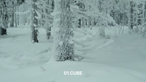 Кадр видео после цветокоррекции LUT для зима вариант 5