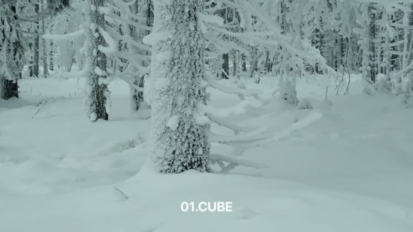 Кадр видео после цветокоррекции LUT для зима вариант 5
