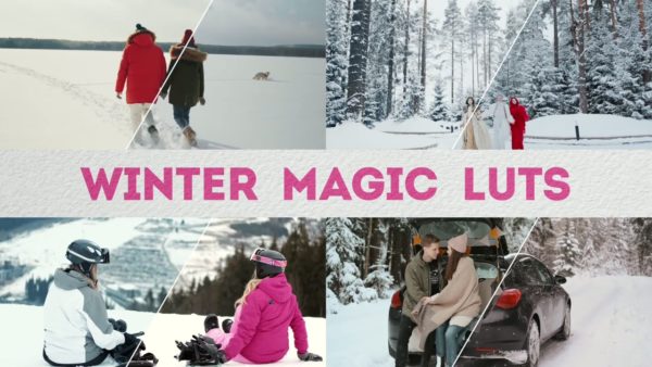 Постер набора Зимние LUT с холодным тоном для видео Winter Magic