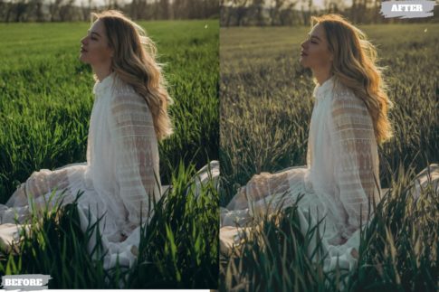 Фотография с цветокоррекцией из набора кинокадр пресеты