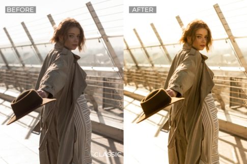 Фотография с цветокоррекцией из набора классический крем пресеты