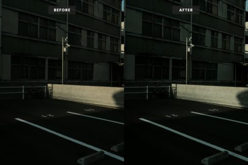 Фотография с цветокоррекцией из набора криминальное кино пресеты