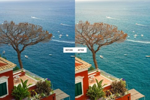 Фотография с цветокоррекцией из набора летний инфлюенсер пресеты