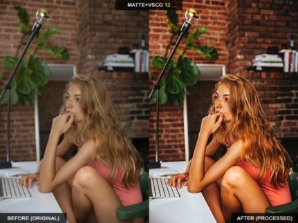 Обложка набора матовый vsco тон пресеты кадр 9