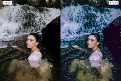 Фотография с цветокоррекцией из набора натуральная мода пресеты