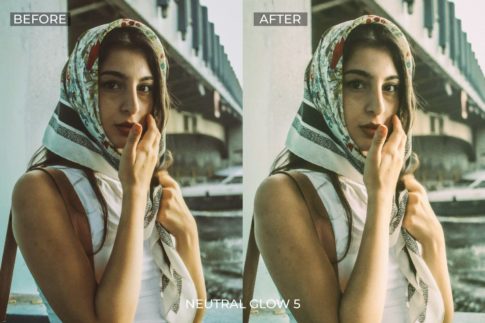 Фотография с цветокоррекцией из набора нейтральное сияние пресеты
