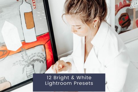Обложка набора светлый и чистый пресеты bright