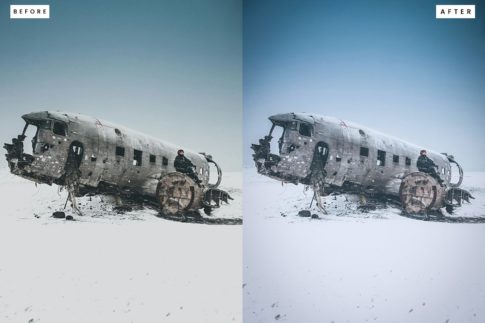 Фотография с цветокоррекцией из набора тундра пресеты