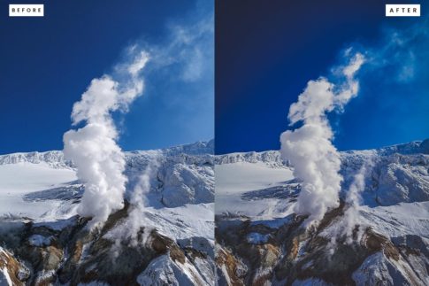 Кадр фото из путешествий обработанный профилем из набора тундра пресеты