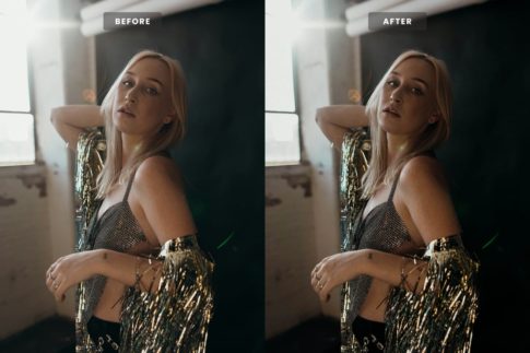 Фотография с цветокоррекцией из набора тёмное дерево пресеты