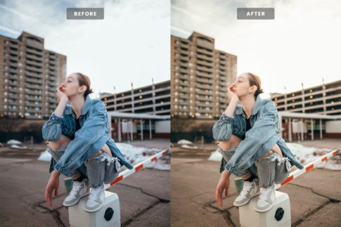 Фотография с цветокоррекцией из набора уличный стиль пресеты