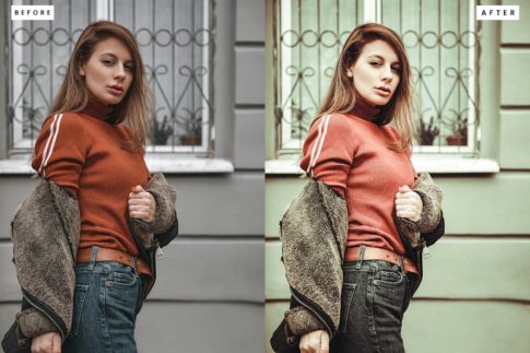 Фотография с цветокоррекцией из набора винтажная сладость пресеты