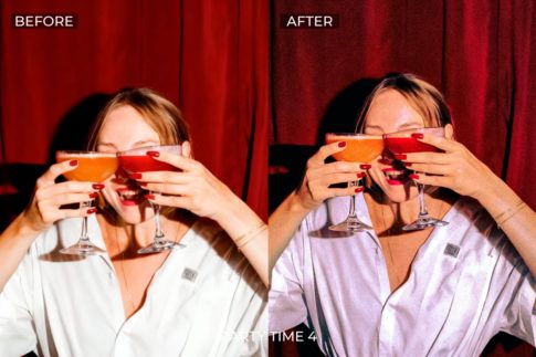 Фотография с цветокоррекцией из набора время вечеринки пресеты